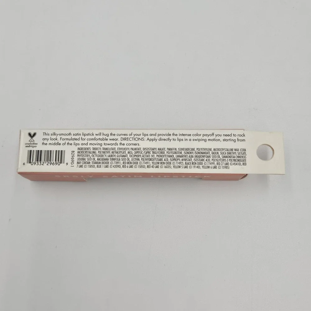 e.l.f. SRSLY Satin Lipstick Creme 0.12 oz Cruelty Free Vegan New Sealed
